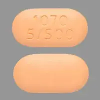 Xigduo xr (Dapagliflozin and metformin [ dap-a-gli-floe-zin-and-met-for-min ])-1070 5/500-5 mg / 500 mg-Orange-Capsule-shape