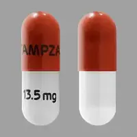 Xtampza er (Oxycodone)-XTAMPZA ER 13.5 mg-13.5 mg-Orange & White-Capsule-shape