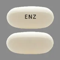 Xtandi (Enzalutamide [ enz-a-loot-a-mide ])-ENZ-40 mg-White-Oval