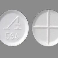 Zanaflex (Tizanidine [ tye-zan-i-deen ])-A 594-4 mg-White-Round