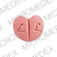 Zebeta (Bisoprolol [ bis-oh-proe-lol ])-B 1 L L-5 mg-Pink-Heart-shape