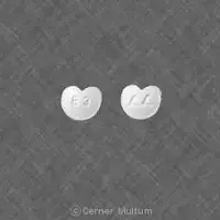 Zebeta (Bisoprolol [ bis-oh-proe-lol ])-L L B 3-10 mg-White-Heart-shape