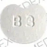 Zebeta (Bisoprolol [ bis-oh-proe-lol ])-L L B 3-10 mg-White-Heart-shape