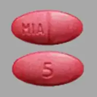 Zenzedi (Dextroamphetamine [ dex-tro-am-fet-a-meen ])-MIA 5-5 mg-Pink-Oval