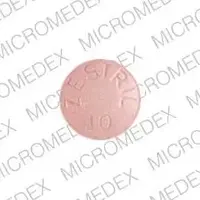 Zestril (Lisinopril [ lyse-in-oh-pril ])-ZESTRIL 10 131-10 mg-Pink-Round