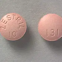 Zestril (Lisinopril [ lyse-in-oh-pril ])-ZESTRIL 10 131-10 mg-Pink-Round