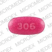 Zithromax (Azithromycin [ a-zith-roe-mye-sin ])-PFIZER 306-250 mg-Pink-Oval