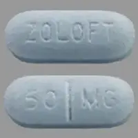 Zoloft (Sertraline [ ser-tra-leen ])-ZOLOFT 50 MG-50 mg-Blue-Oval