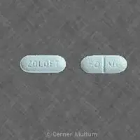 Zoloft (Sertraline [ ser-tra-leen ])-ZOLOFT 50 MG-50 mg-Blue-Oval