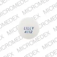 Zyprexa (Olanzapine (oral) [ oh-lanz-a-peen ])-LILLY 4112-2.5 mg-White-Round