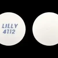 Zyprexa (Olanzapine (oral) [ oh-lanz-a-peen ])-LILLY 4112-2.5 mg-White-Round