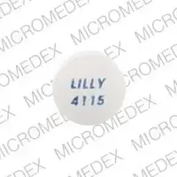 Zyprexa (Olanzapine (oral) [ oh-lanz-a-peen ])-LILLY 4115-5 mg-White-Round