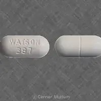 Acetaminophen and hydrocodone (Acetaminophen and hydrocodone [ a-seet-a-min-oh-fen-and-hye-droe-koe-done ])-WATSON 387-750 mg / 7.5 mg-White-Oval