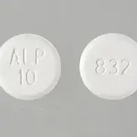 Amlodipine (Amlodipine [ am-loe-di-peen ])-ALP     10 832-10 mg-White-Round