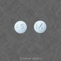 Amlodipine (Amlodipine [ am-loe-di-peen ])-M A9-5 mg-Blue-Round