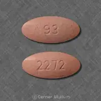 Amoxicillin and clavulanate potassium (Amoxicillin and clavulanate potassium [ am-ok-i-sil-in-klav-ue-lan-ate-poe-tas-ee-um ])-2272 93-400 mg / 57 mg-Pink-Oval