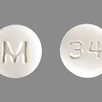 Anastrozole (Anastrozole [ an-as-troe-zole ])-M 34-1 mg-White-Round