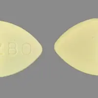 Arava (Leflunomide [ le-floo-noe-mide ])-ZBO-20 mg-Yellow-Three-sided