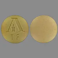 Armour thyroid (Thyroid desiccated [ thye-roid ])-A TF-120 mg-Beige-Round