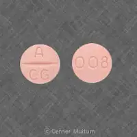 Atacand (Candesartan [ kan-de-sar-tan ])-A CG 008-8 mg-Pink-Round