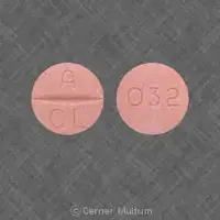 Atacand (Candesartan [ kan-de-sar-tan ])-A CL 032-32 mg-Pink-Round