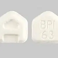 Ativan (Lorazepam [ lor-a-ze-pam ])-A BPI 63-0.5 mg-White-Five-sided