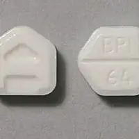 Ativan (Lorazepam [ lor-a-ze-pam ])-A BPI 64-1 mg-White-Five-sided