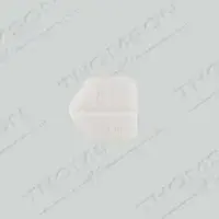 Ativan (Lorazepam [ lor-a-ze-pam ])-A BPI 64-1 mg-White-Five-sided