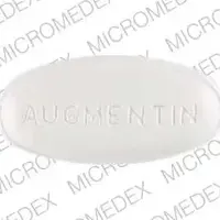 Augmentin (Amoxicillin and clavulanate potassium [ am-ok-i-sil-in-klav-ue-lan-ate-poe-tas-ee-um ])-AUGMENTIN 500/125-500 mg / 125 mg-White-Oval