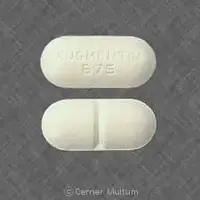 Augmentin (Amoxicillin and clavulanate potassium [ am-ok-i-sil-in-klav-ue-lan-ate-poe-tas-ee-um ])-AUGMENTIN 875-875 mg / 125 mg-White-Oval