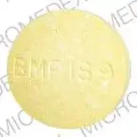 Augmentin (Amoxicillin and clavulanate potassium [ am-ok-i-sil-in-klav-ue-lan-ate-poe-tas-ee-um ])-BMP189-125 mg / 31.25 mg-Yellow-Round