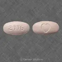 Avalide (Hydrochlorothiazide and irbesartan [ hye-droe-klor-oh-thye-a-zide-and-ir-be-sar-tan ])-2776 Heart logo-12.5 mg / 300 mg-Orange-Oval