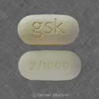 Avandamet (Metformin and rosiglitazone [ met-for-min-and-roe-zi-gli-ta-zone ])-gsk 2/1000-1000 mg / 2 mg-Yellow-Oval