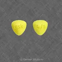 Avandaryl (Glimepiride and rosiglitazone [ glye-mep-ir-ide-and-roe-si-gli-ta-zone ])-gsk 4/1-1 mg / 4 mg-Yellow-Three-sided