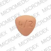 Avandaryl (Glimepiride and rosiglitazone [ glye-mep-ir-ide-and-roe-si-gli-ta-zone ])-gsk 4/2-2 mg / 4 mg-Orange-Three-sided