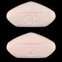 Avandia (Rosiglitazone [ row-zi-gli-ta-zone ])-SB 2-2 mg-Pink-Five-sided