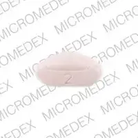 Avandia (Rosiglitazone [ row-zi-gli-ta-zone ])-SB 2-2 mg-Pink-Five-sided