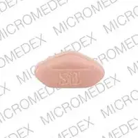 Avandia (Rosiglitazone [ row-zi-gli-ta-zone ])-SB 4-4 mg-Orange-Five-sided