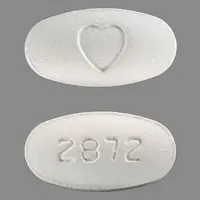 Avapro (Irbesartan [ ir-be-sar-tan ])-2872 Logo (Heart)-150 mg-White-Oval