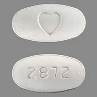 Avapro (Irbesartan [ ir-be-sar-tan ])-2872 Logo (Heart)-150 mg-White-Oval