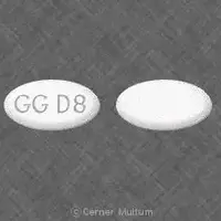 Azithromycin (Azithromycin [ a-zith-roe-mye-sin ])-GG D8-500 mg-White-Oval