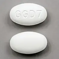 Azithromycin (Azithromycin [ a-zith-roe-mye-sin ])-GGD7-600 mg-White-Oval