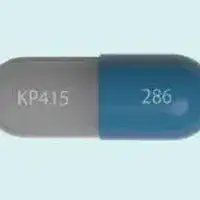 Azstarys (Dexmethylphenidate and serdexmethylphenidate)-KP415 286-dexmethylphenidate 5.2 mg / serdexmethylphenidate 26.1 mg-Blue & Gray-Capsule-shape