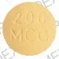 Baycol (Cerivastatin [ seh-rih-va-stah-tin ])-200 MCG 283-0.2 mg-Yellow-Round