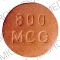 Baycol (Cerivastatin [ seh-rih-va-stah-tin ])-800 MCG 286-0.8 mg-Brown-Round