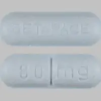 Betapace (Sotalol hydrochloride)-80 mg BETAPACE-80 mg-Blue-Oval