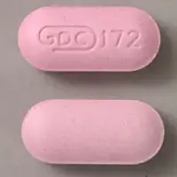 Soothe chewable (Bismuth subsalicylate [ biz-muth-sub-sa-liss-i-late ])-GDC 172-262 mg-Pink-Capsule-shape