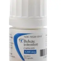 Bylvay (Odevixibat)-A1200-1200 mcg-Orange-Capsule-shape