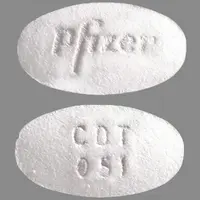 Caduet (Amlodipine and atorvastatin [ am-loe-di-peen-and-a-tor-va-sta-tin ])-CDT 051 Pfizer-5 mg / 10 mg-White-Oval