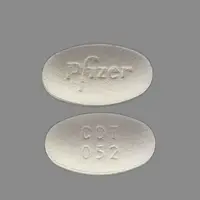 Caduet (Amlodipine and atorvastatin [ am-loe-di-peen-and-a-tor-va-sta-tin ])-CDT 052 Pfizer-5 mg / 20 mg-White-Oval